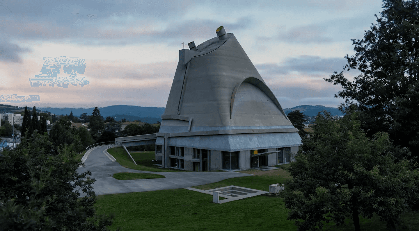 Église Saint-Pierre, site Le Corbusier – Firminy-Vert